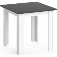Vicco Table de salle à manger Karlos Anthracite 80x80cm, Model 32866