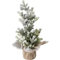 Boltze Arbre de Noël en pot de jute TANNE, 31 cm