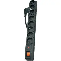 Acar Multiprise S8 protection contre les surtensions 8 prises 3 m noir (W0148)