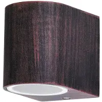 Rabalux 8018 Applique extérieure Chile, GU10, marron, moderne, IP44, 8cm