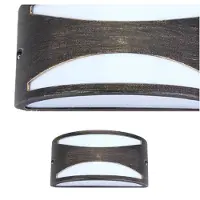Rabalux 8510 Applique extérieure Manhattan, E27, or-blanc, moderne, IP54, 25cm