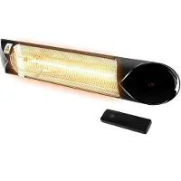 Neo Tools Chauffage infrarouge industriel 90-039, 2000W, IP55, Lampe chauffante à infrarouge carbone, pour l'évacuation