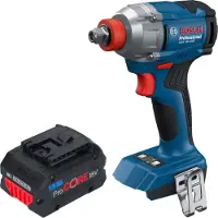 Bosch GDX 18V-285 Professional Visseuse à chocs sans fil 18 V 285 Nm 1/4'' Brushless + 1x batterie ProCORE 5,5 Ah - sans chargeur