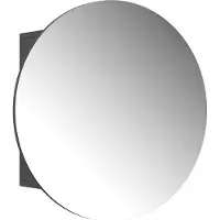 Vicco Armoire de toilette Loki Anthracite 60x60cm avec 2 compartiments, Model 56227