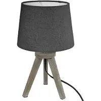 Atmosphera Aria Grey Lampe de chevet avec pied
