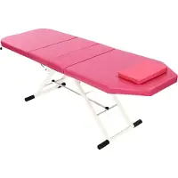 OEM Table de massage, modèle réglable, usage professionnel, rose