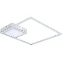 Rabalux Plafond 40 cm LED 30W carré chrome Sirius 5285