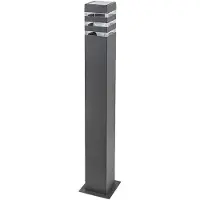 Rabalux 7380 Lampadaire extérieur Ankara, E27, aluminium, anthracite, Moderne