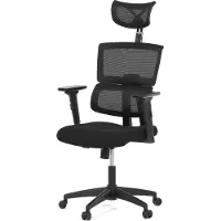 Autronic Siège de bureau KA-B1025 BK