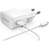 Samsung EP-TA20EWEUGWW Chargeur Secteur + Câble Micro USB pour Samsung Galaxy Note 4 2 A