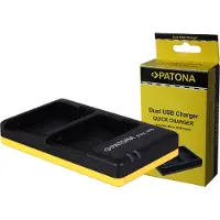 PATONA Chargeur photo USB Dual Quick Canon LP-E6/LP-E6N