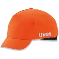 Uvex Casquette coquée - orange haute visibilité - u-cap sport hi-viz
