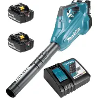 Makita Souffleur haut débit 36V (2x18V LXT) - - avec 2 Batteries 18V 3Ah + chargeur rapide - DUB362RF2