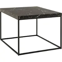 Actona Barossa table basse 60cmReproduction marbré noir.