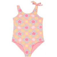 Roxy Check Tw Swimsuit Rose 7 Years Fille