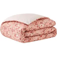 Essix Dekbedovertrek van katoen-perkal, 240 x 220 cm, Gloria, roze (Housse de couette, 240 x 220 cm)