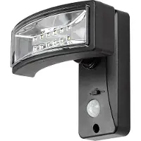 Rabalux Applique solaire d'extérieur avec capteur LED 2,4W Valpovo noir 77019
