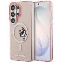 Karl Lagerfeld Case IML Peekaboo Choupette MagSafe for Samsung Galaxy S26 Ultra pink (Samsung Galaxy S26 Ultra), Coque pour téléphone portable, Pink