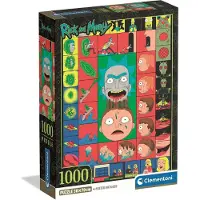 Clementoni , le Puzzle européen Made in Italie Puzzle Rick &amp; Morty 3 - 1000 pièces