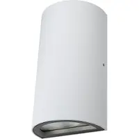 Osram ENDURA Style luminaire LED d'extérieur classique avec sortie de lumière en haut et en bas, rond, en aluminium blanc, protection IP44, pour les façades et les entrées