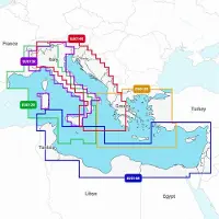 Garmin Npeu012r Méditerranée Centrale Et Occidentale Navionics Platinum+ Carte Microsd/sd Cartes Marines