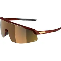 Alpina Unisexe, Lunettes de sport, Turbo Pro S Q-Lite (Mat, Rouge Transparent, Miroir Or), Rouge