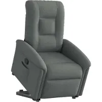Syfax Fauteuil inclinable Gris foncé Tissu