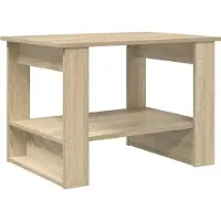 Syfax Table basse Chêne Sonoma 72 x 50 x 50 cm Bois d'ingénierie
