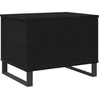 Prolenta Maison Exclusive - Table basse aspect chêne noir 60 x 44,5 x 45 cm