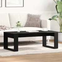 Prolenta Maison Exclusive - Table basse aspect chêne noir 102 x 50 x 35 cm Matériau dérivé du bois