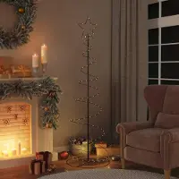 Prolenta Maison Exclusive - Sapin de Noël LED 120 LED blanc chaud 180 cm