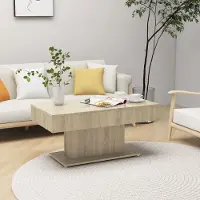 Prolenta Maison Exclusive - Table basse en chêne Sonoma 96x50x45 cm Matériau dérivé du bois