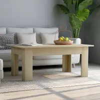 Prolenta Maison Exclusive - Table basse en chêne Sonoma 100x60x42 cm Matériau dérivé du bois