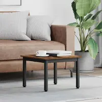 Prolenta Maison Exclusive - Table basse en bois ancien 50 x 50 x 36 cm Matériau dérivé du bois