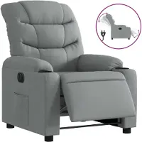 Sonstiges Fauteuil inclinable électrique Gris clair Tissu