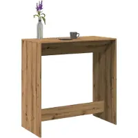 Prolenta Maison Exclusive - Table de bar Chêne Artisan 102x50x103,5 cm Matériau dérivé du bois