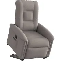 Syfax Fauteuil inclinable taupe tissu