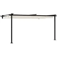 Syfax Pavillon 400 x 300 x 200 cm Crème Polyester
