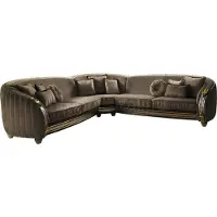 AEA Sofa L-Form Ledersofa Couch Wohnlandschaft Garnitur Design Ecksofa arredoclassic