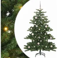 Prolenta Maison Exclusive - Sapin de Noël artificiel pliable, vert, 150 cm, en PVC et acier
