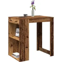 Prolenta Maison Exclusive - Table de bar vieux bois 102x70x103,5 cm bois d'ingénierie
