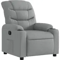 Sonstiges Fauteuil inclinable Gris clair Tissu