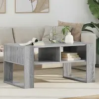 Prolenta Maison Exclusive - Table basse Sonoma grise 92 x 53 x 45 cm Matériau dérivé du bois
