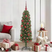 vidaXL Design New Arbre de Noël artificiel avec 150 LEDs avec support Vert 150 cm - Arbres de Noël artificiels Meubles2025 CHY5960547 2parcel