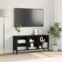 Prolenta Maison Exclusive - Meuble TV noir 103,5 x 30 x 50 cm Matériau dérivé du bois