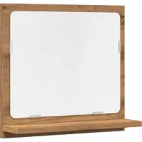 Syfax Armoire à miroir de salle de bain chêne artisanal 40x11x37 cm