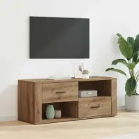 Prolenta Maison Exclusive - Meubles TV, dimensions 100 x 35 x 40 cm, en panneaux de particules imitation chêne massif