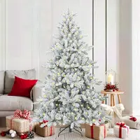 vidaXL Best Möbel Arbre de Noël artificiel pliable avec 300 LED 180 cm PVC - Arbres de Noël artificiels Cloris Nouveau8752827 2parcel