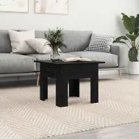 Prolenta Maison Exclusive - Table basse aspect chêne noir 55 x 55 x 42 cm Matériau dérivé du bois