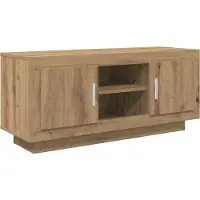 Syfax Meuble TV 102 x 35 x 45 cm Chêne artisanal Bois d'ingénierie